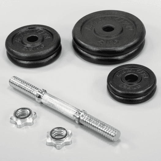 Sada činkových závaží MAXXIVA 20 kg, liatina, 6 kotúčov