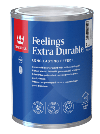 FEELINGS EXTRA DURABLE - Polomatná latexová farba na steny a stropy (zákazkové miešanie) TVT X501 - aubergine 2,7 L
