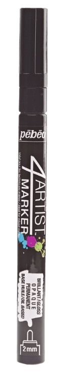 PÉBÉO 4ARTIST - Olejové fixky black (0024) 1 ks