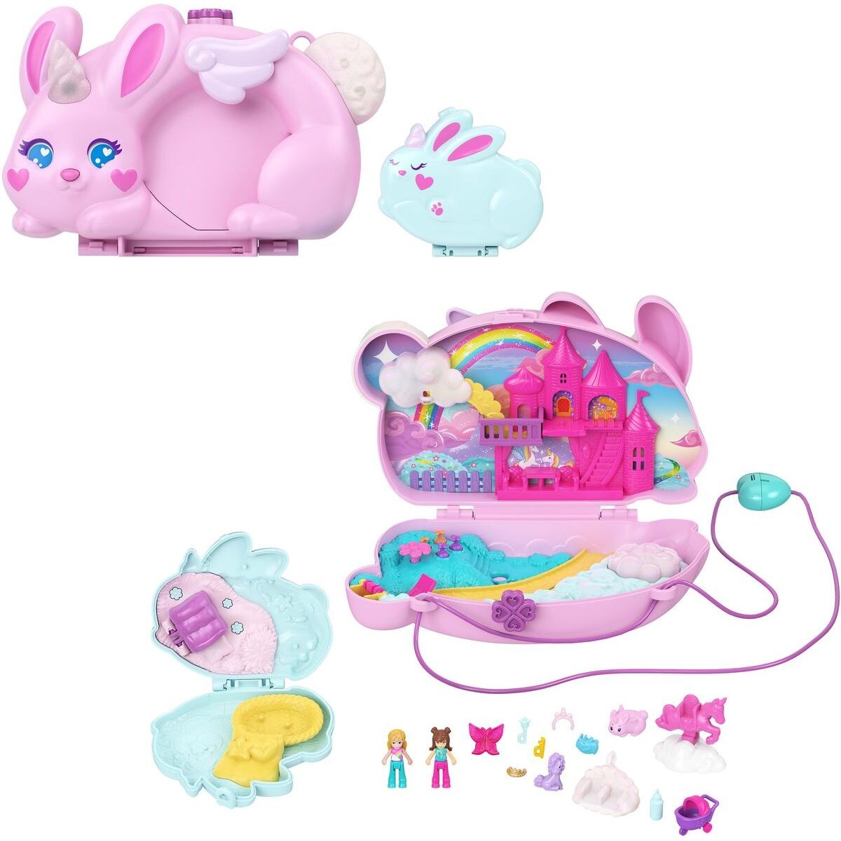 Polly Pocket pidi pocketková kabelka - jednorožčí králiček