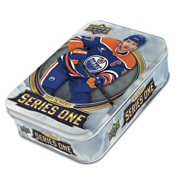Upper Deck 2025-2026 NHL Upper Deck Series One Hockey Tin - hokejové karty
