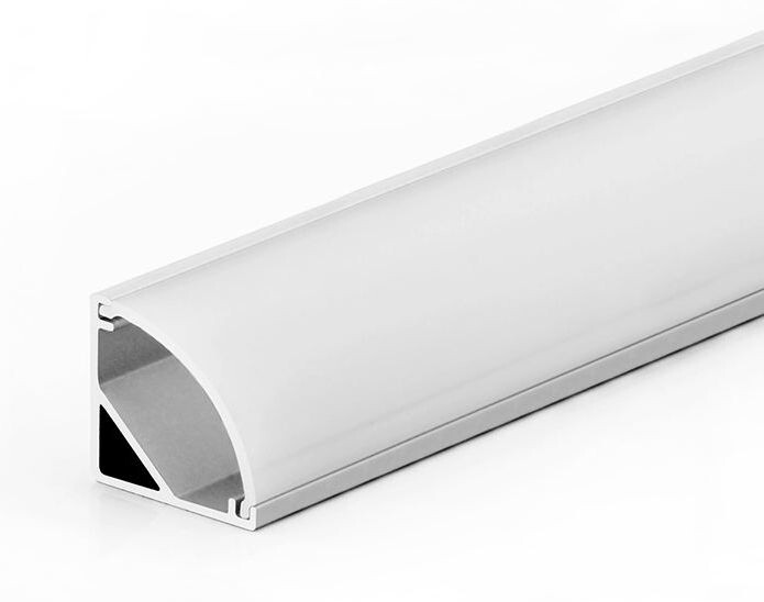 LED Solution Hliníkový profil pre LED pásiky rohový R5 Vyberte variantu a dĺžku: Profil bez difúzora 1m 09406
