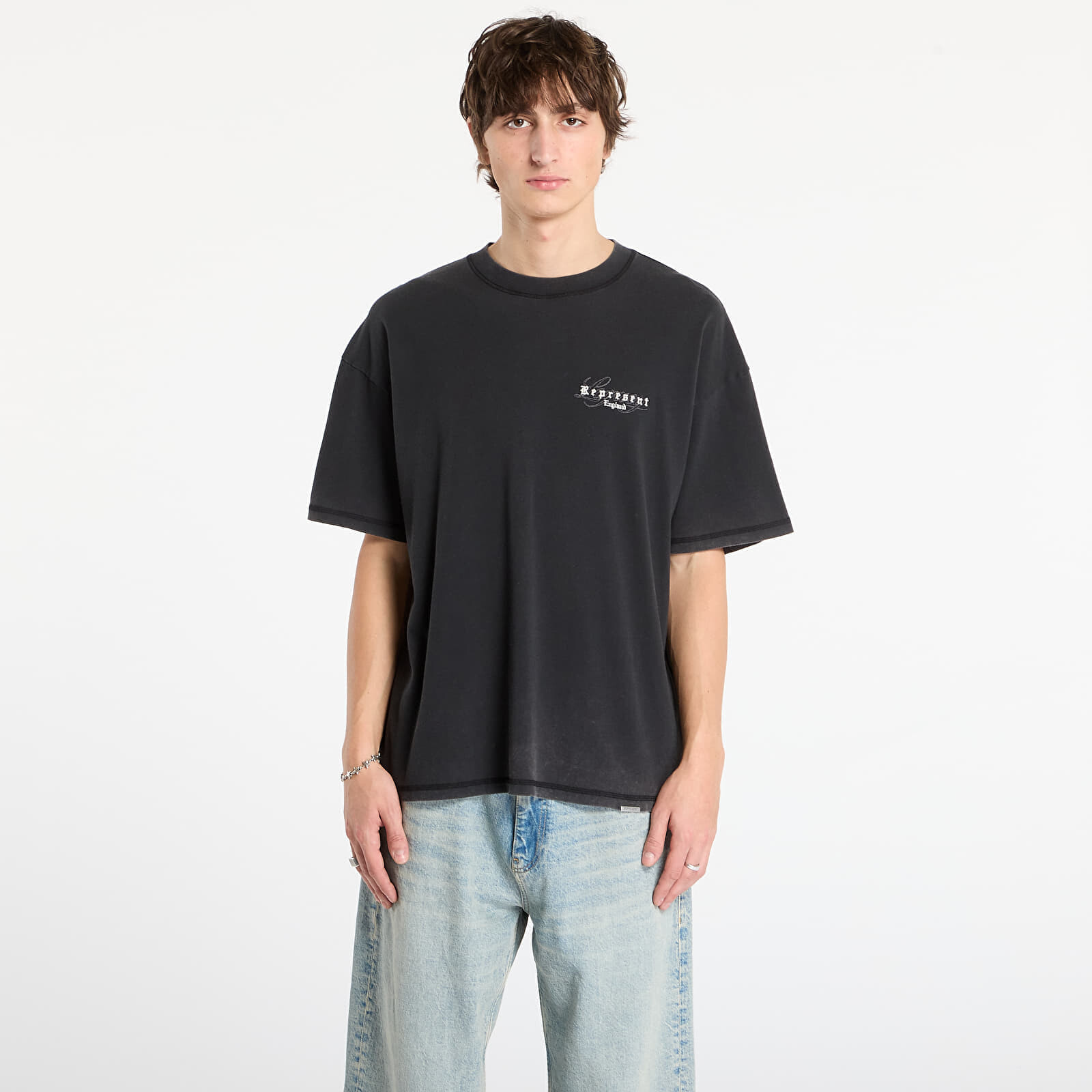 Tričko REPRESENT England Legacy T-Shirt Vintage Black XL