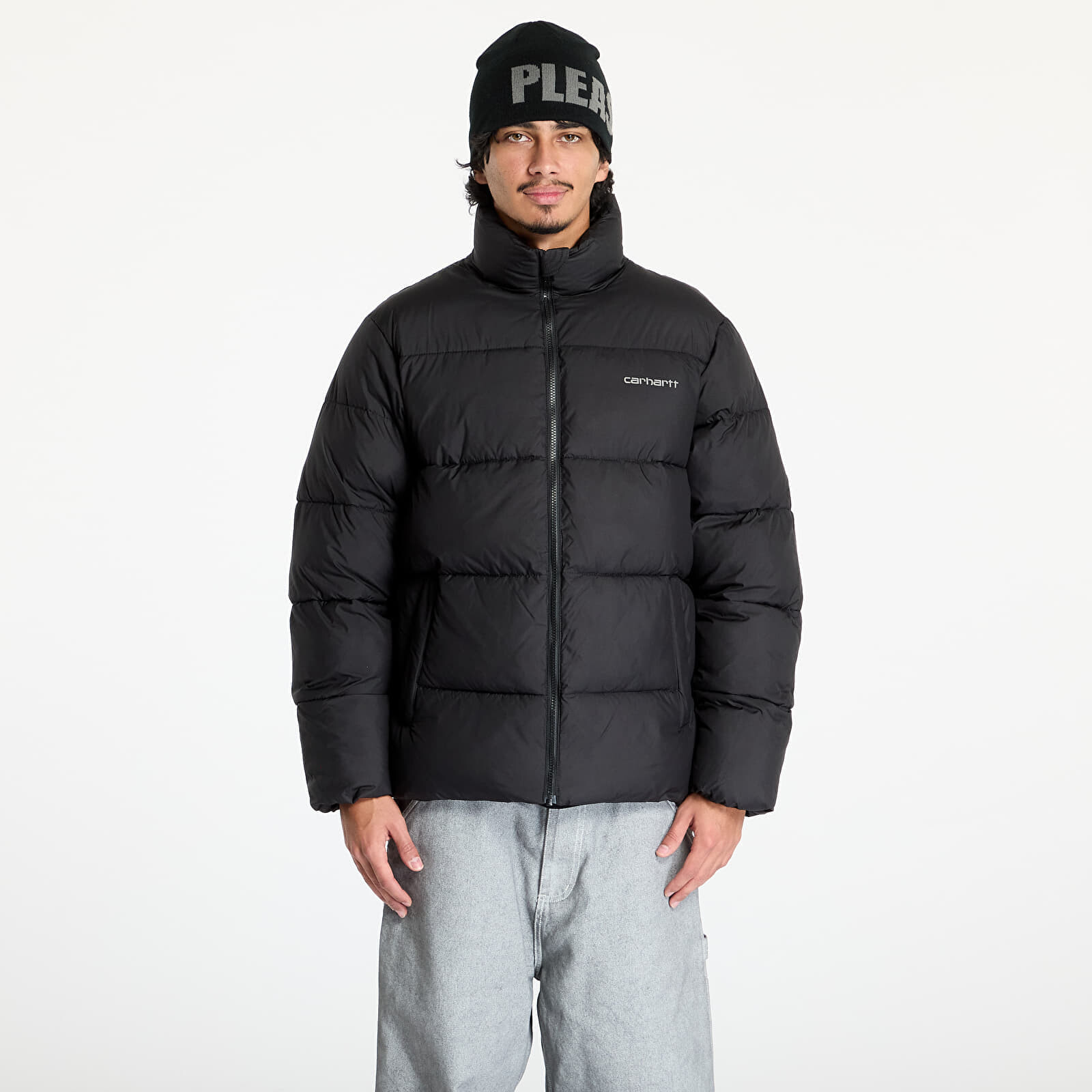 Bunda Carhartt WIP Springfield Jacket UNISEX Black/ Misty Grey XS