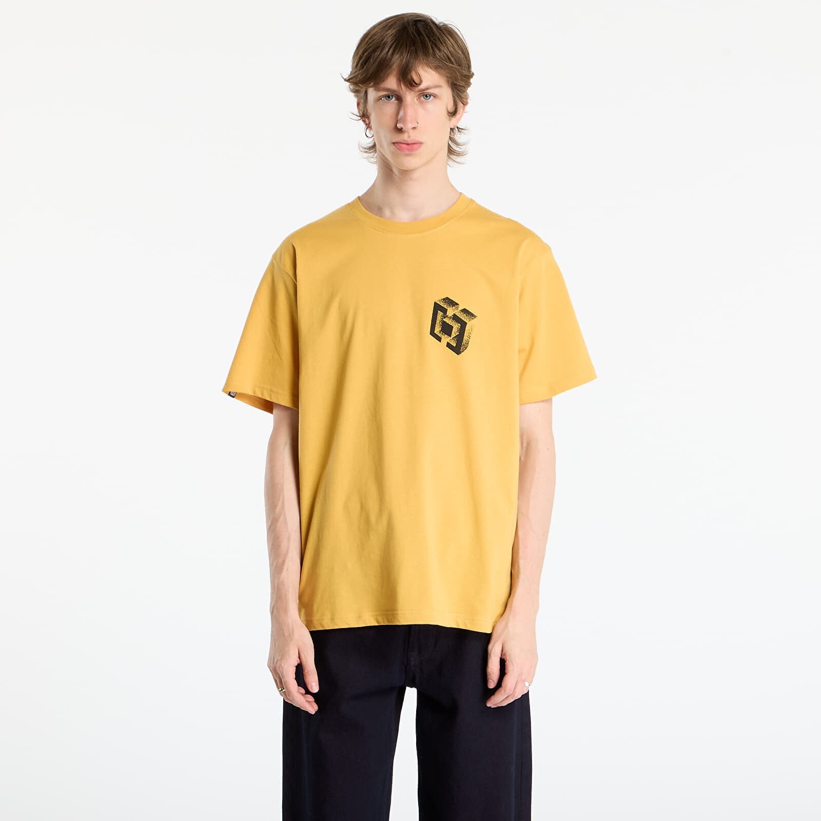 Tričko Horsefeathers Blocks T-Shirt Honey XXL