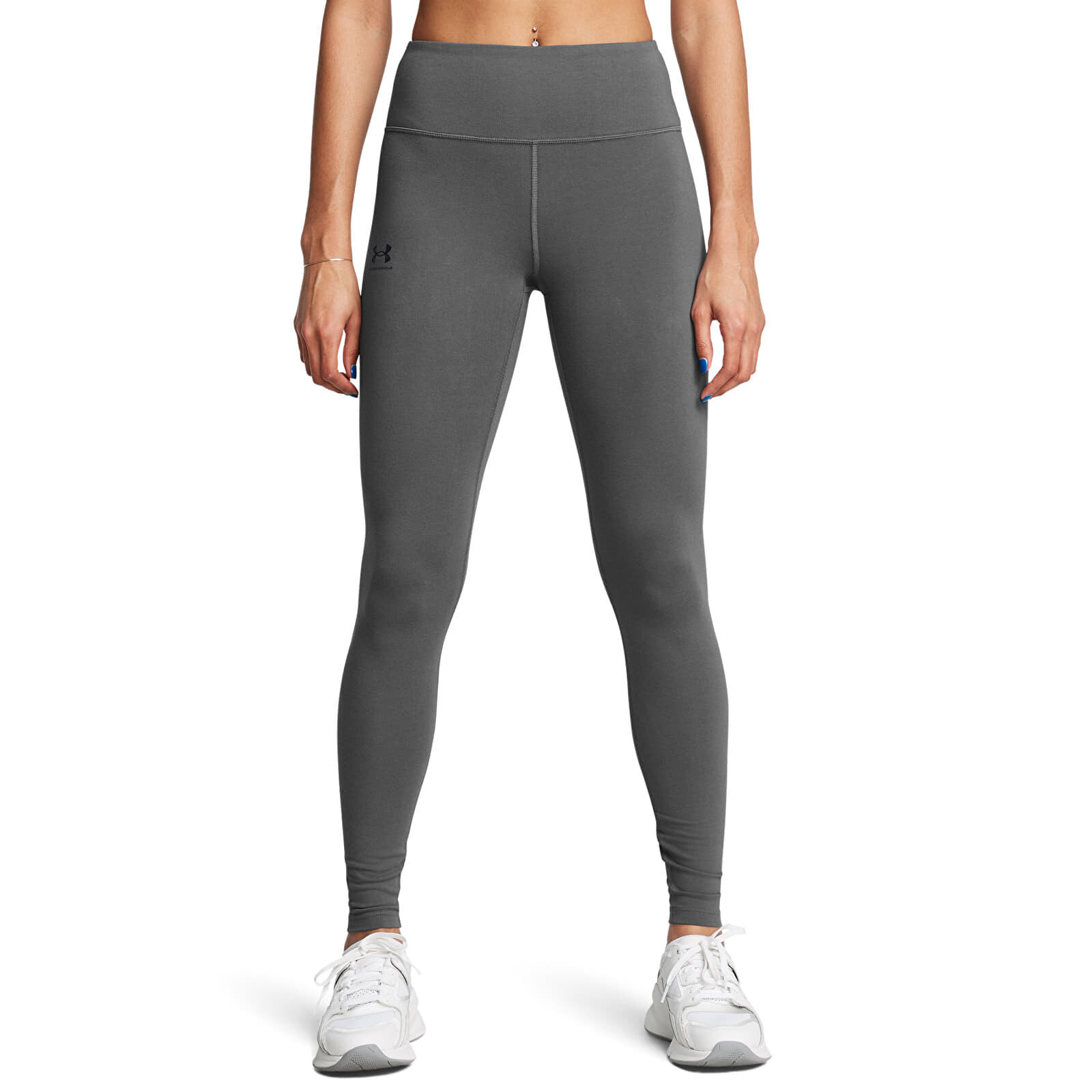 Legíny Under Armour Rival Legging Castlerock/ Black M