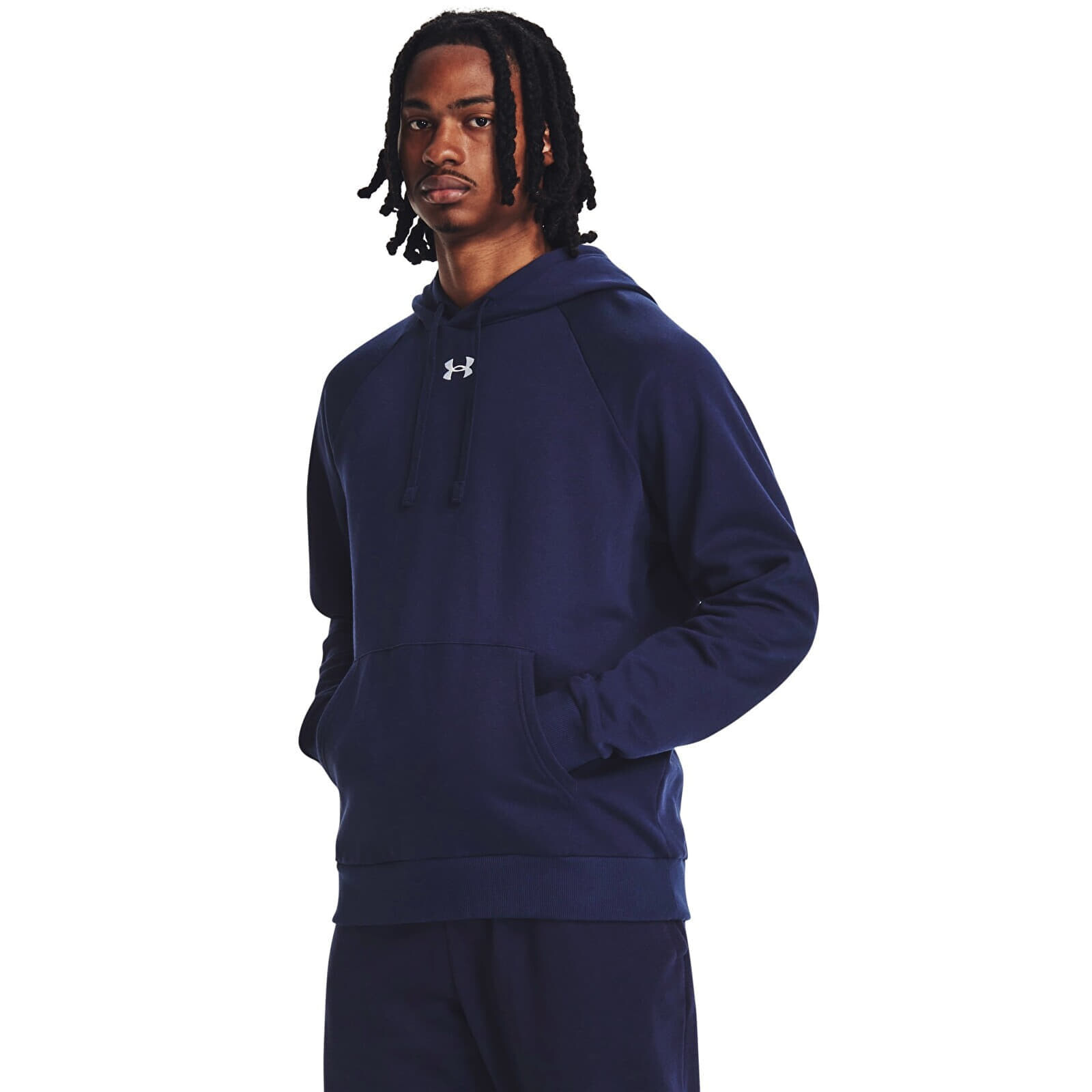 Mikina Under Armour Rival Fleece Hoodie Blue M