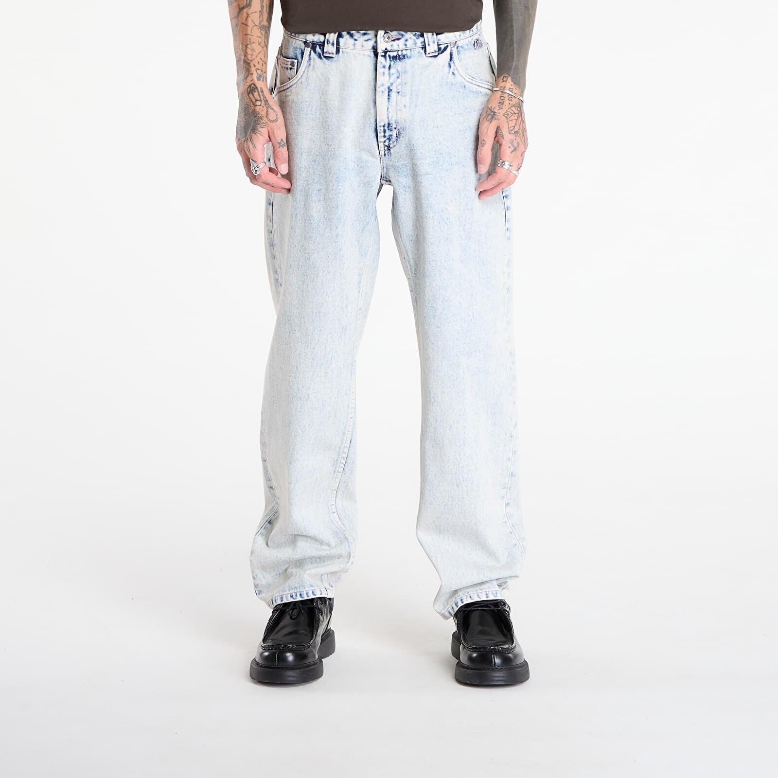 Džínsy Dime Relaxed Denim Pants Light Snow Washed 36