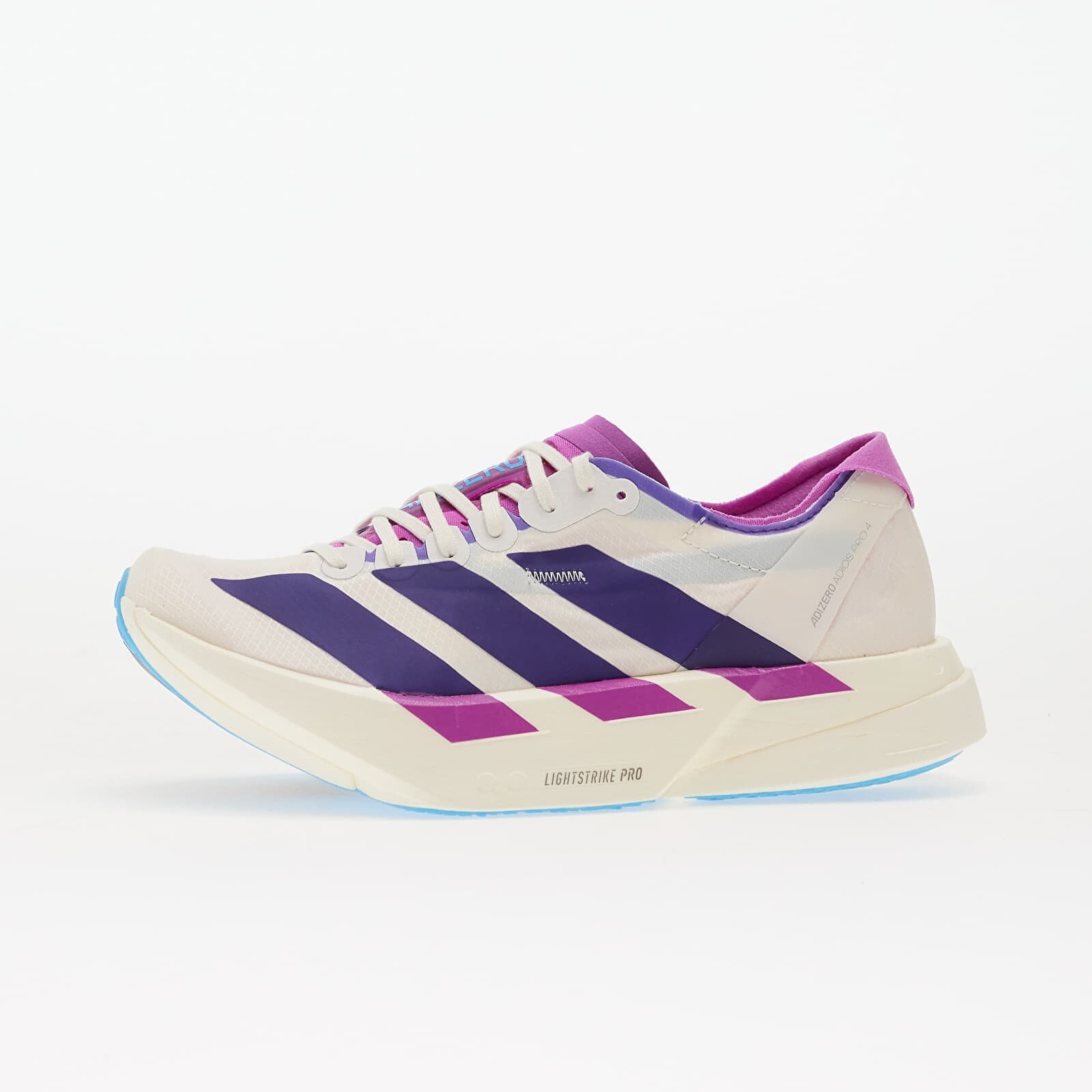 Tenisky adidas Adizero Adios Pro 4 W Core White/ Collegiate Purple/ Semi Blue Burst EUR 40 2/3