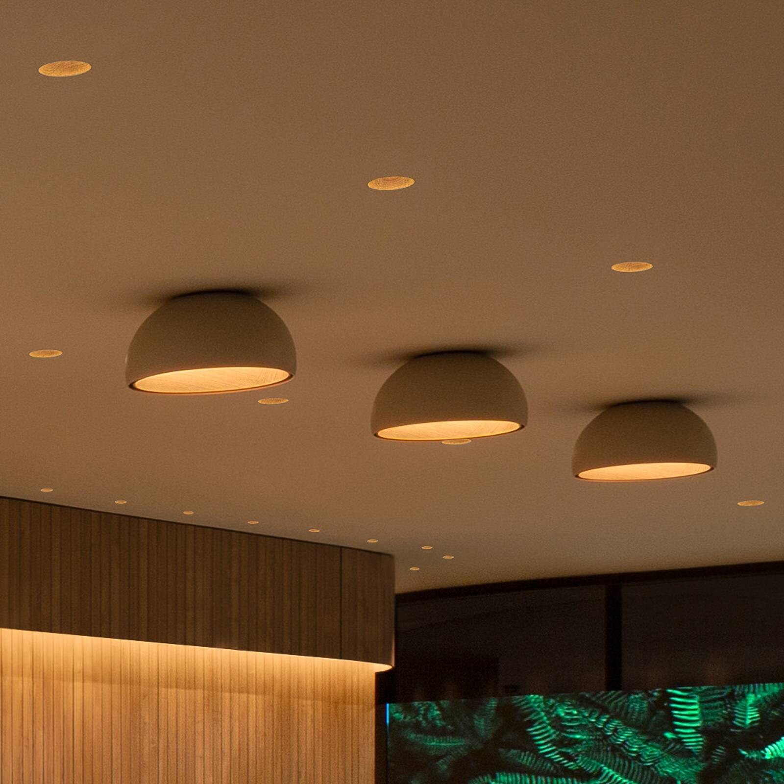 Stropné svietidlo Vibia Duo 4874 LED, krémová