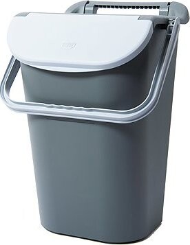Belli E Forti Kôš na triedený odpad TOWER, stohovateľný, sivý, plast, 40 l