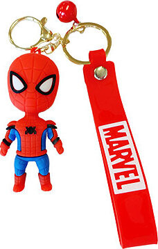 Detská kľúčenka Spiderman s pútkom a karabínou