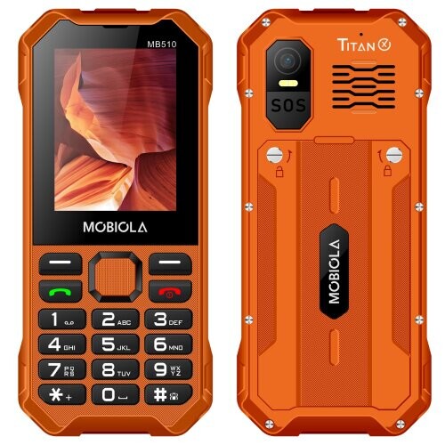 Mobiola MB510 TitanX Oranžový