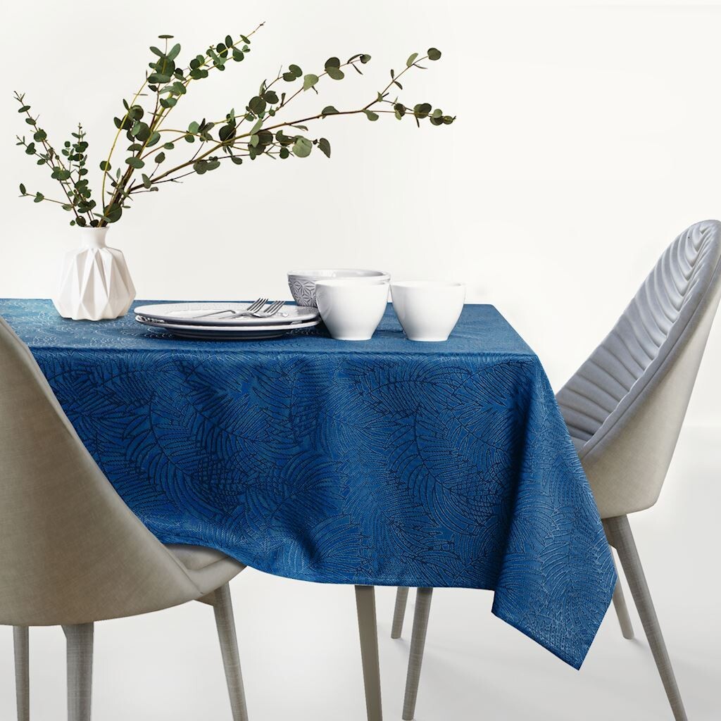 Běhoun na stůl AmeliaHome Gaia tmavě modrý