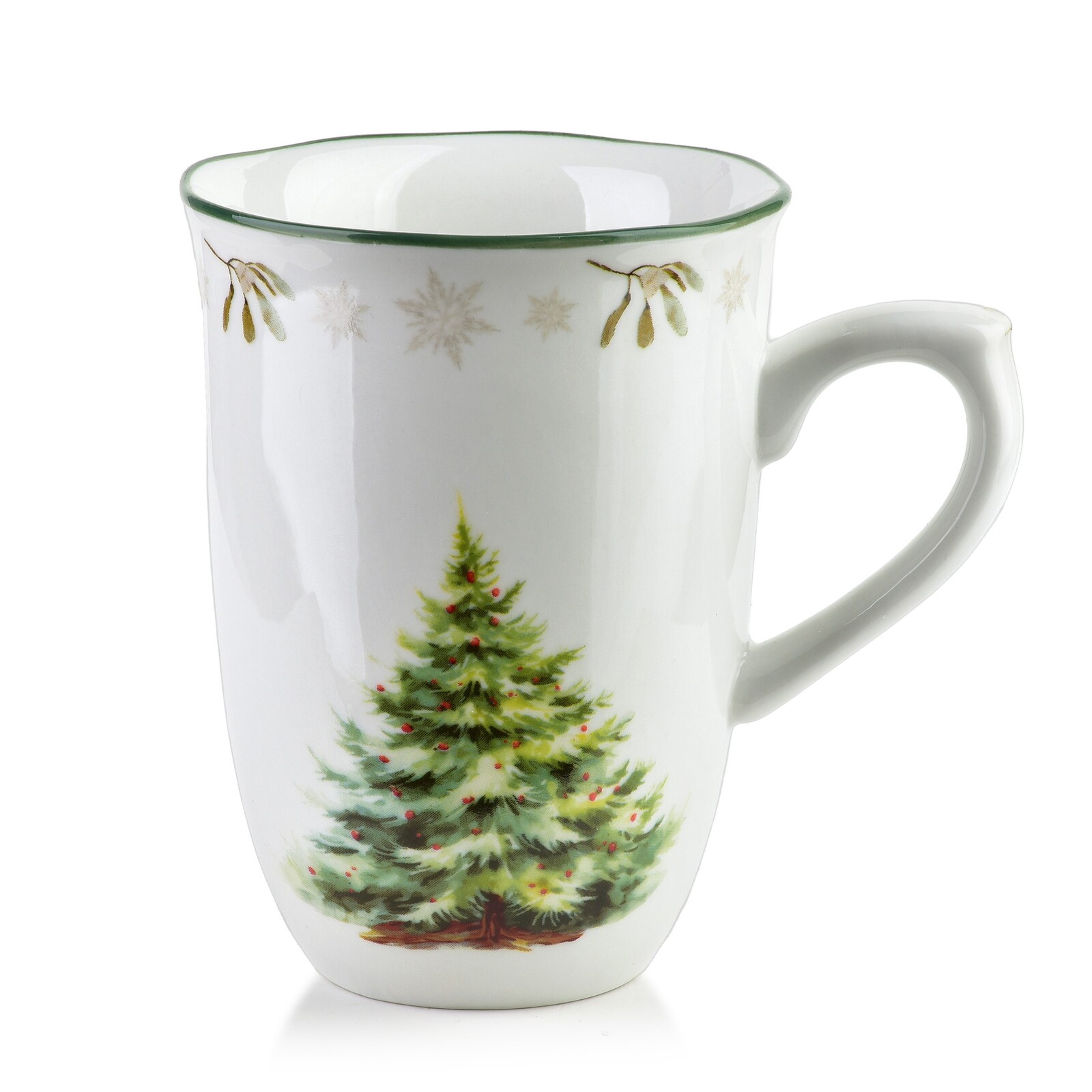 Vánoční hrnek Santa Lila 220 ml bílo-zelený