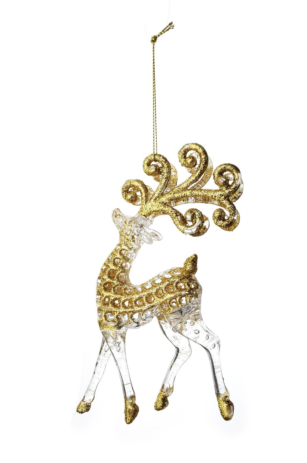 Vánoční závěsná ozdoba Santa Lila Sob zlatá