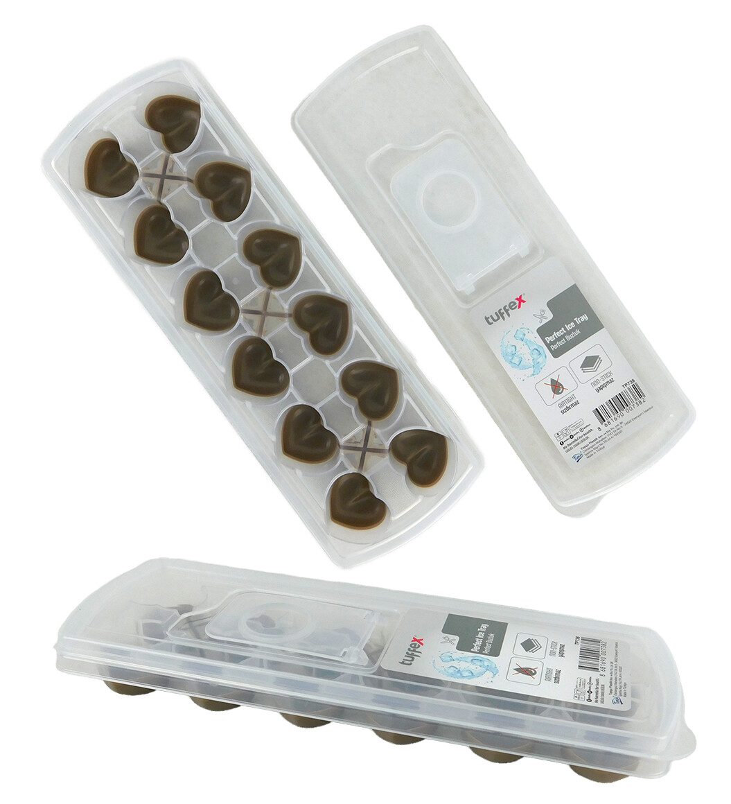 MAKRO - Forma na ľad srdce 9,5x4x27cm, rôzne farby