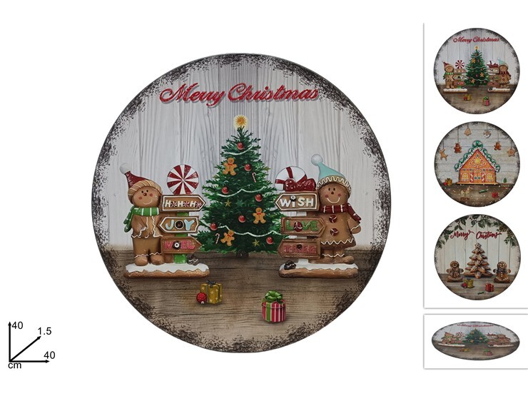 MAKRO - Tanier vianočný 40cm rôzne motívy