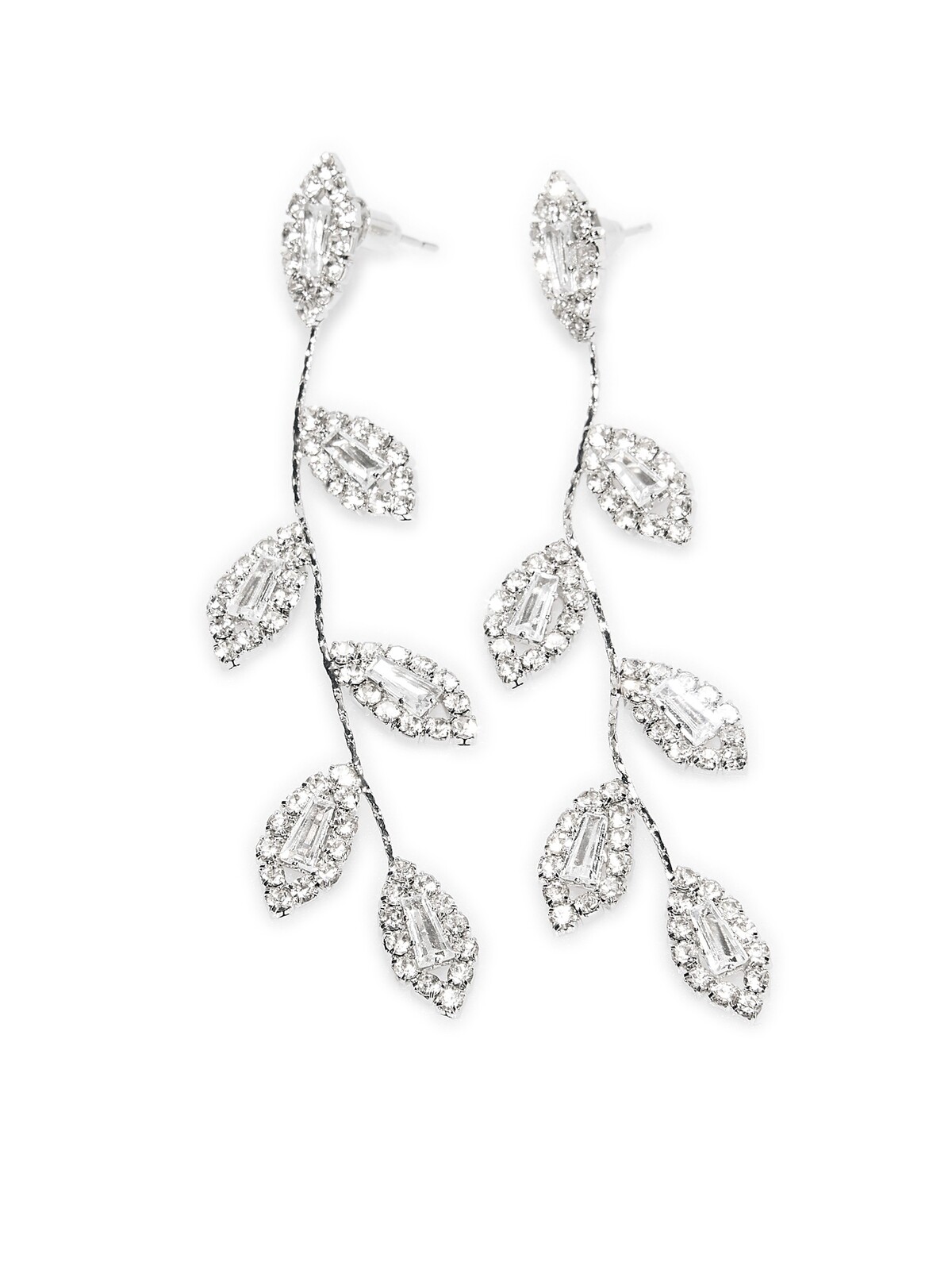 GATE Dlhé kamienkové náušnice