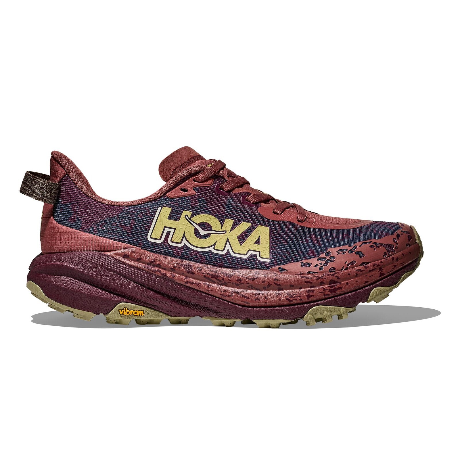 HOKA Speedgoat 6 dámska trailová obuv bordová