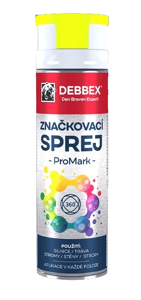 DEBBEX - Značkovací sprej PROMARK (žltá, 0,5 L)