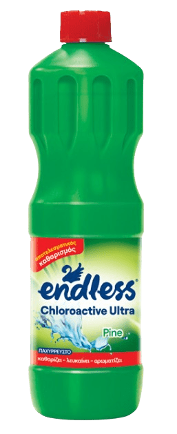 ENDLESS CHLOROACTIVE ULTRA - Tekutý dezinfekčný a čistiaci prostriedok pine (borovica), 0,75 L
