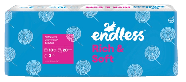 ENDLESS RICH&SOFT - Toaletný papier 10 ks
