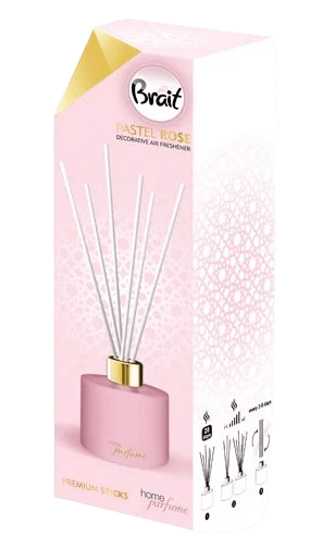 BRAIT PASTEL ROSE - Vonné tyčinky (ovocno-kvetinovo orientálna vôňa, 100 ml)