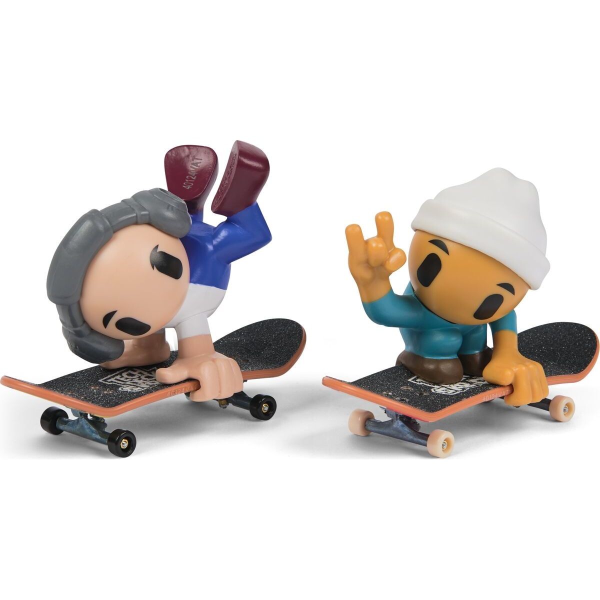 Tech Deck SK8 Crew fingerboard s figúrkou Dvojbalenie fialová čepice a bílá sluchátka