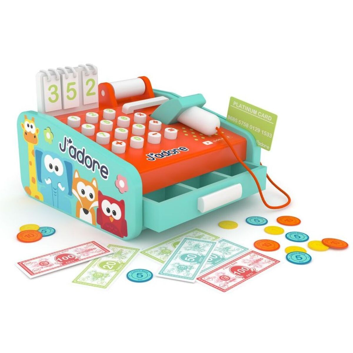 J'ADORE Drevená pokladňa