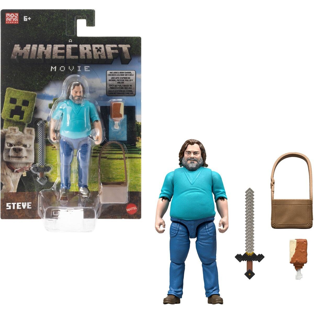 Mattel Minecraft filmová figúrka - Steve