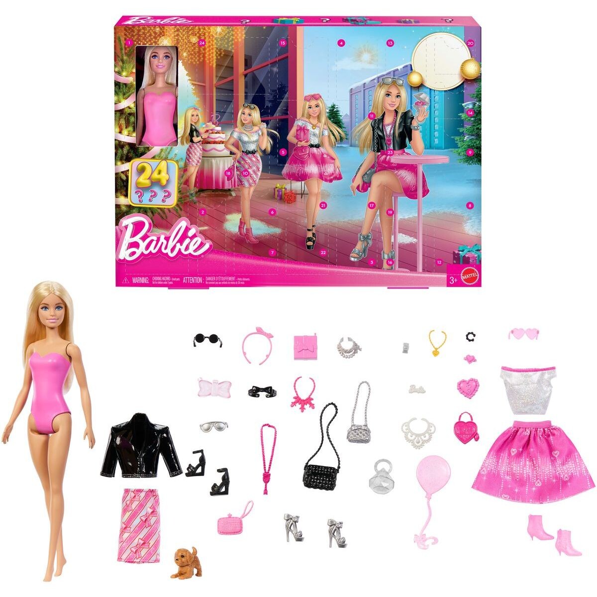 Barbie Módny adventný kalendár 2025