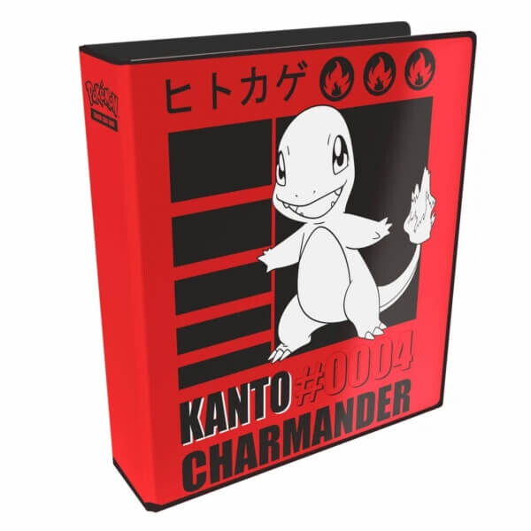 UltraPro Pokémon 3 krúžkový zberateľský album - Charmander #0004