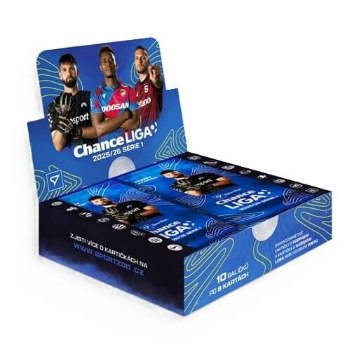 Sportzoo Futbalové karty Chance liga 2025-2026 1. série Hobby box
