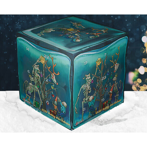 Chessex Adventný kalendár s kockami Chessex 2025