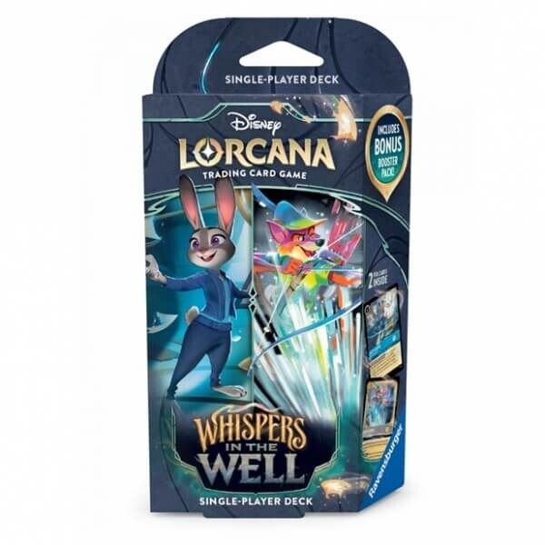 Ravensburger Disney Lorcana TCG: Whispers in the Well - Starter Deck - Judy Hopps a Robin Hood (Sapphire a Steel)