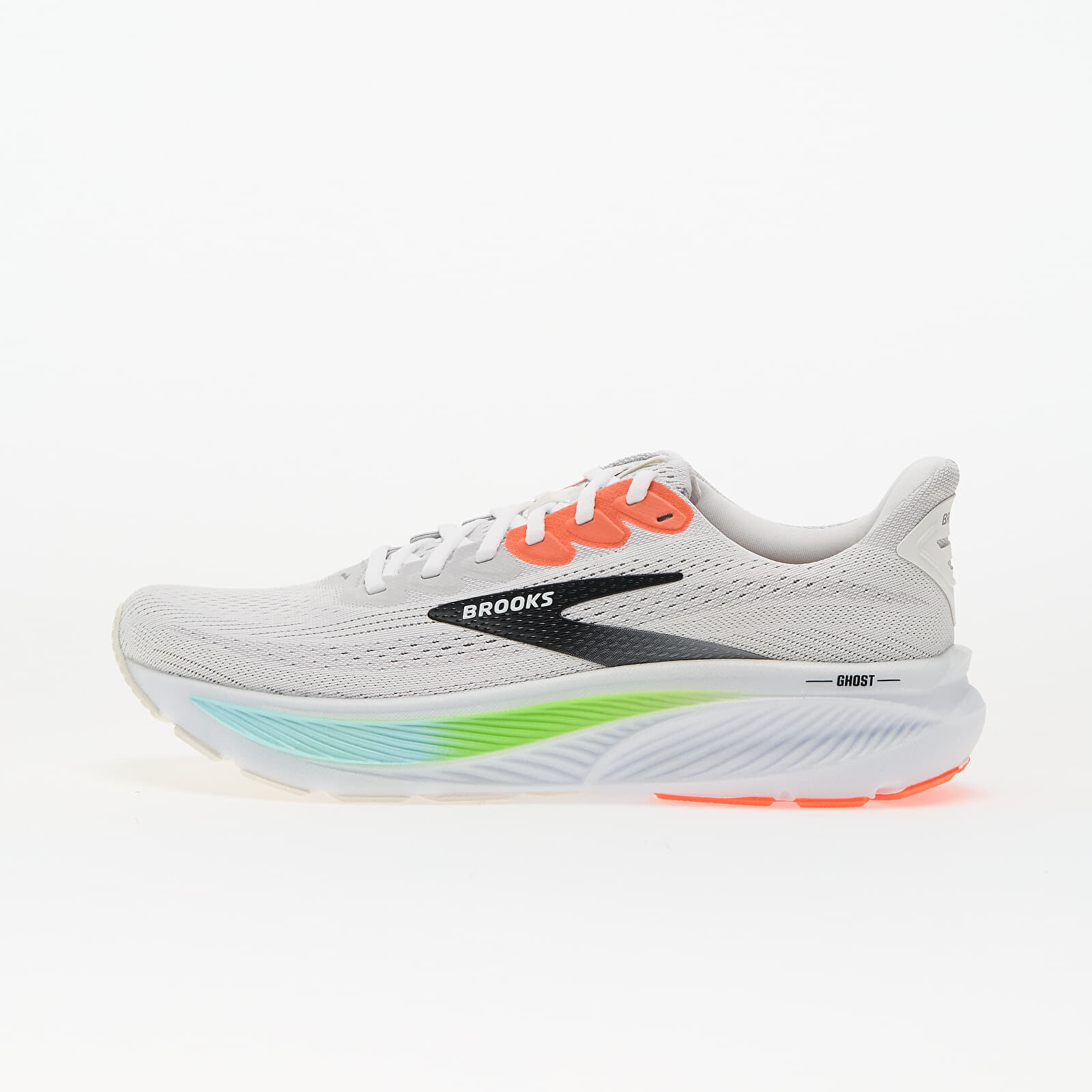 Tenisky Brooks Ghost 17 M White/ Pink Clay/ Gecko EUR 42