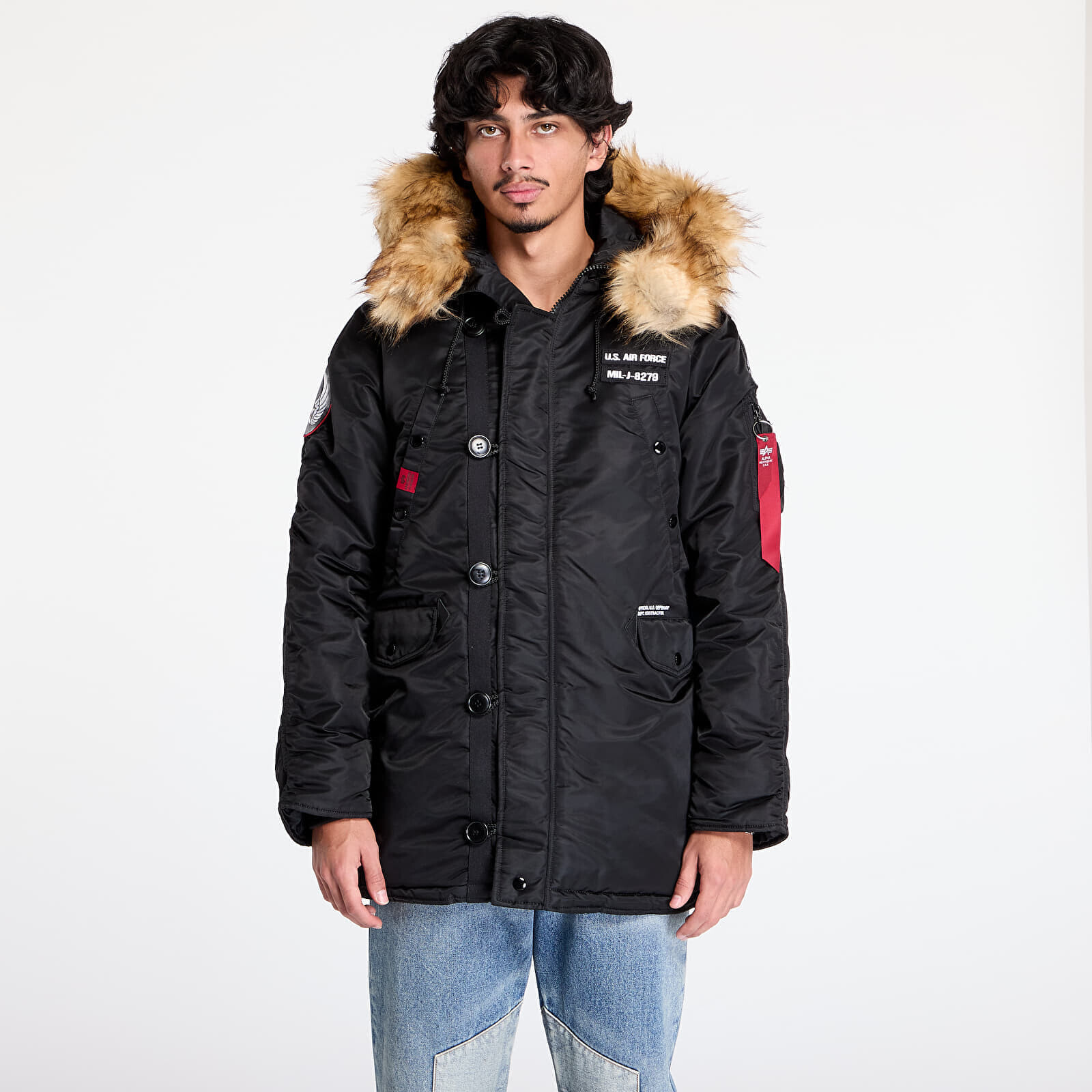 Bunda Alpha Industries N-3B Airborne Black L