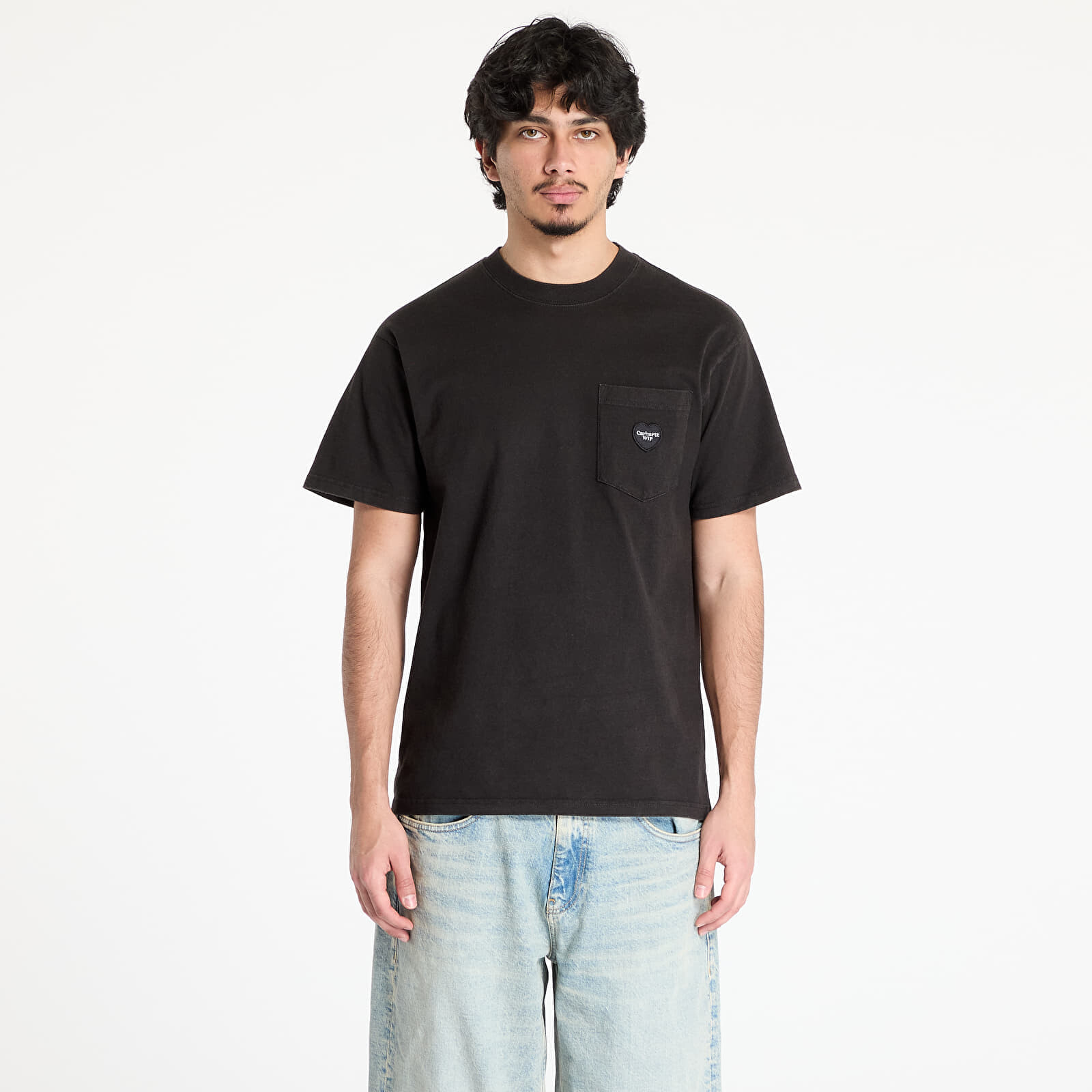 Tričko Carhartt WIP S/S Ingo Pocket T-Shirt UNISEX Black Garment Dyed L