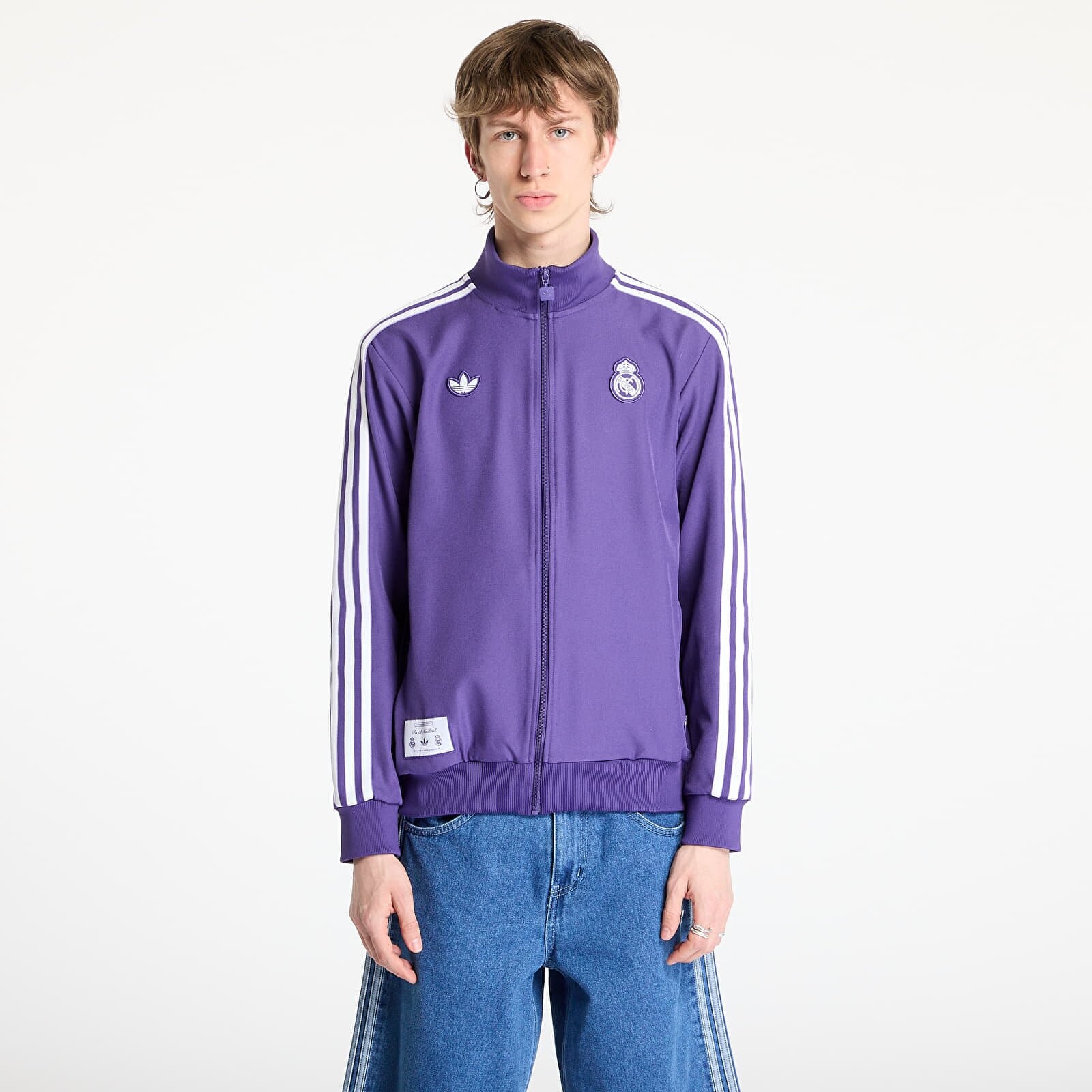 Mikina adidas Real Madrid Icon Track Top Purple/ Unity Purple XL