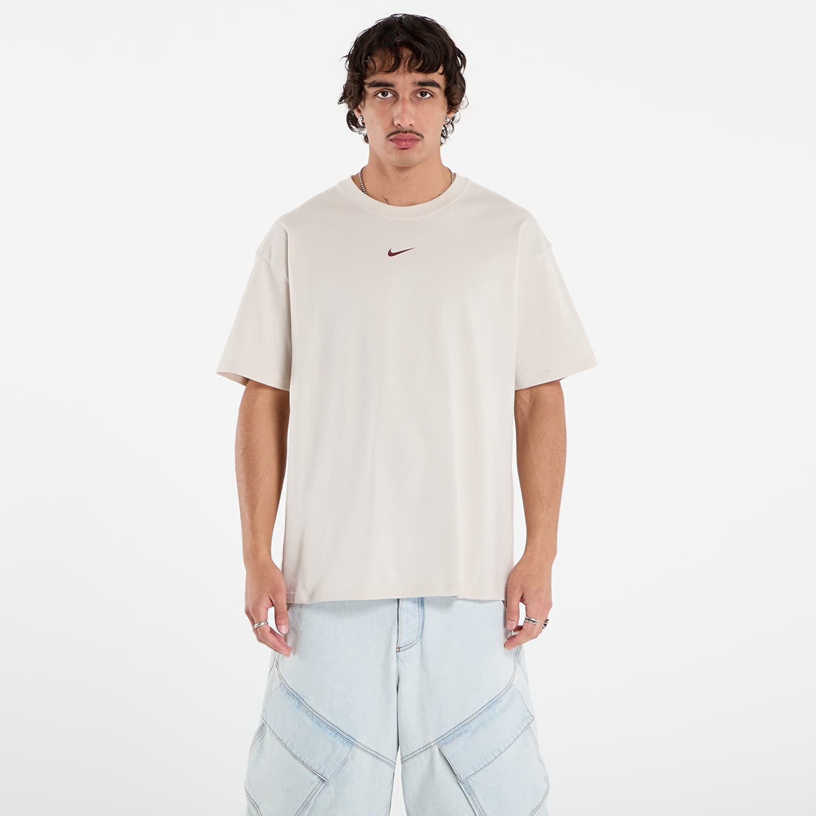 Tričko Nike x NOCTA Men's T-Shirt Lt Orewood Brn/ Team Red L