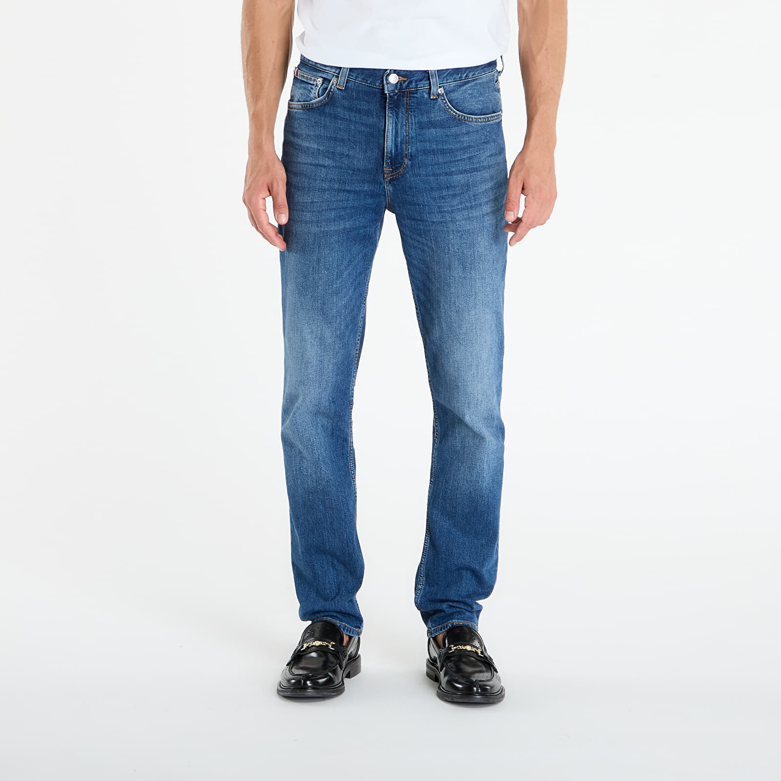 Džínsy Tommy Hilfiger Denton Faded Straight Jeans James Blue W34/L32
