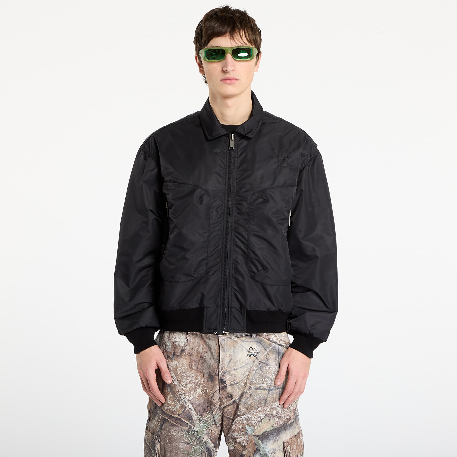 Bunda Brain Dead Embroidered 3D Flight Jacket Black L