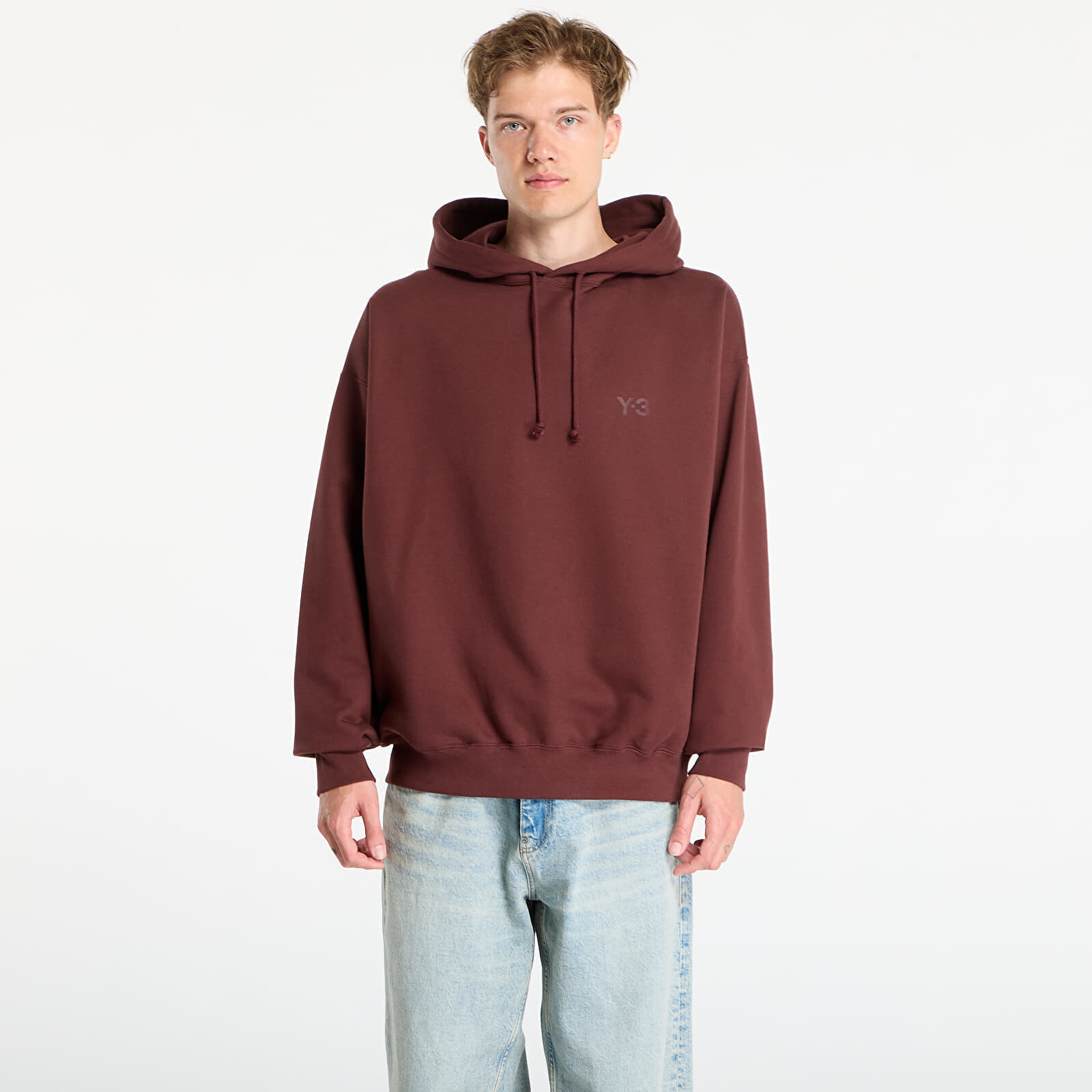 Mikina Y-3 Fl Hoodie UNISEX Mystery Brown XL
