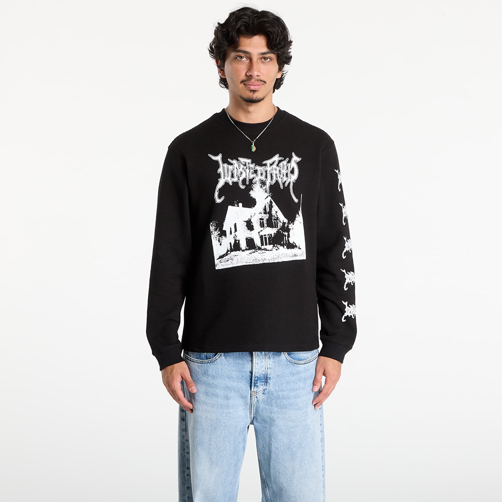 Mikina Wasted Paris M Ignited Thermal Sweatshirt Black XL