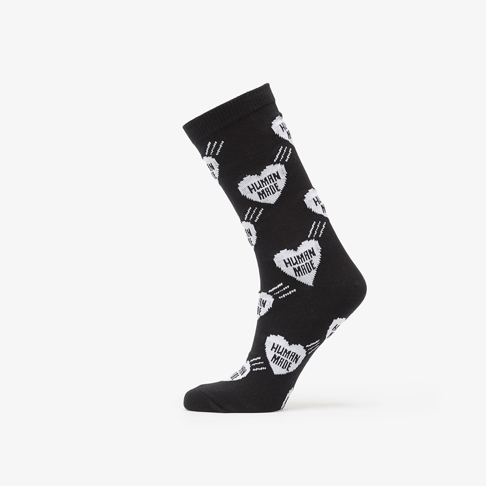 Ponožky HUMAN MADE Heart Socks 1-pack Black L