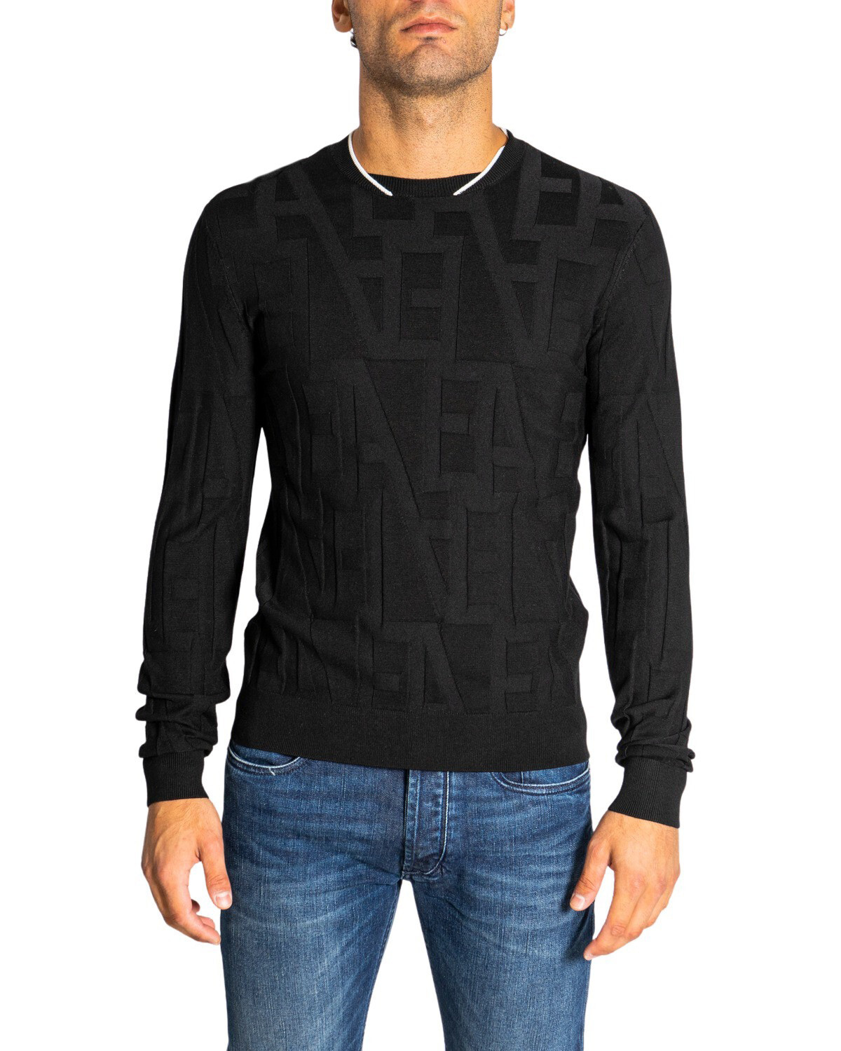 Čierny sveter Emporio Armani