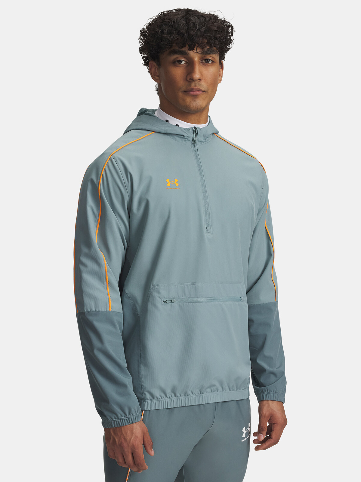 Men's Under Armour UA M Challenger Warmup Jkt-BLU Jacket - Mens