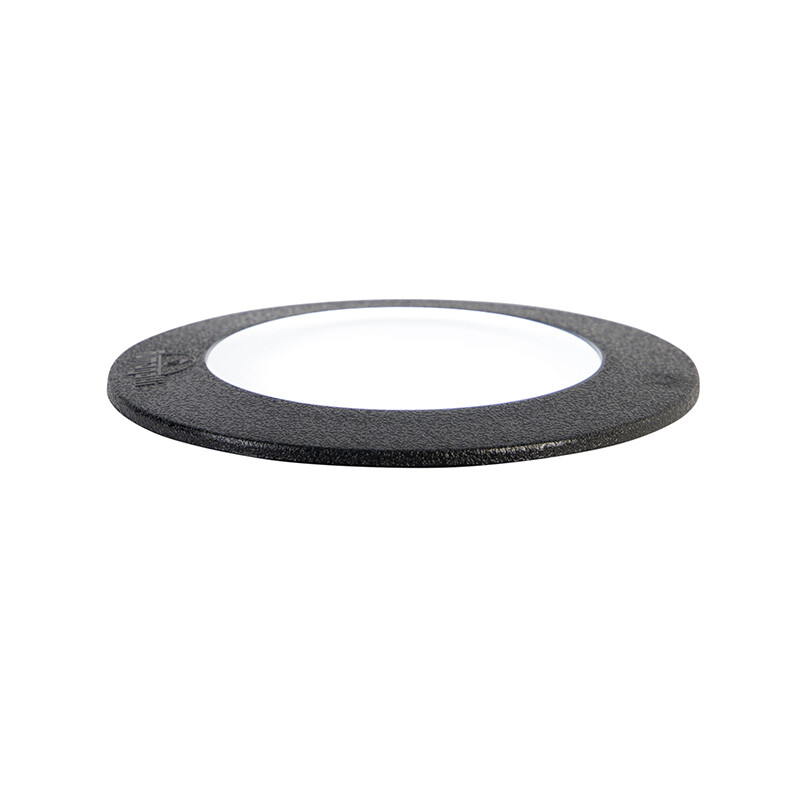 Moderný okrúhly vonkajší bodový svietidlo čierny - Ceci