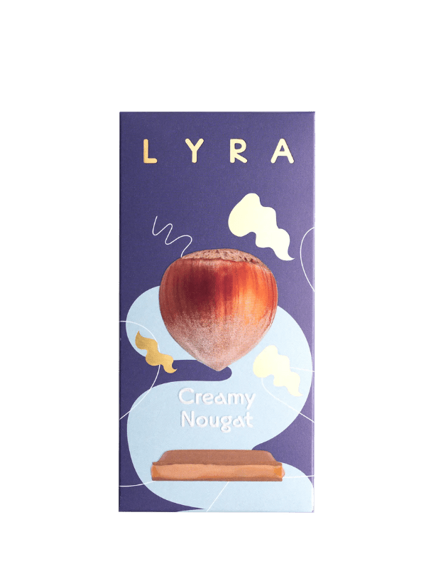 Mliečna čokoláda - Creamy Nougat LYRA 80g